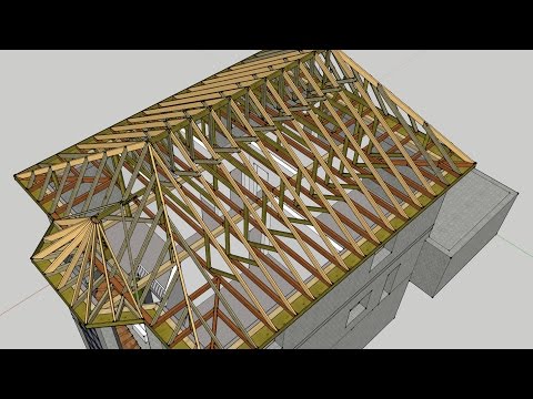 Как сделать крышу вальмовые Как сделать крышу вальмовые