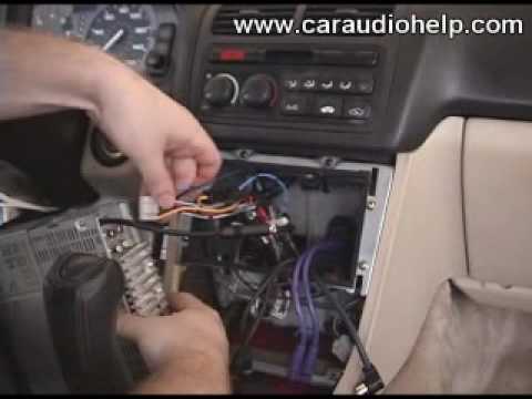 how to wire a cd player in a car