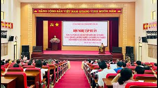 Tập huấn nâng cao năng lực rà soát hộ nghèo, hộ cận nghèo và xác định hộ làm nông nghiệp, lâm nghiệp, ngư nghiệp, diêm nghiệp có mức sống trung bình năm 2023