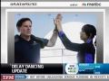 MSNBC picks up our interview with Cheryl Burke, who's charged with teaching Tom DeLay how to waltz on Dancing With The Stars.