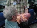 Dad sings to Iris