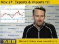 Nov 27: Economic weather report: Exports and imports fall