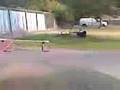Timmy and Jalani Jumping A Ramp aT hIGHLANDS