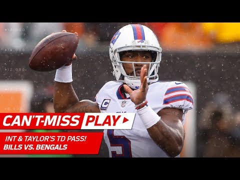 Video: Micah Hyde's Diving INT & Tyrod Taylor's Big TD Strike! | Can't-Miss Play | NFL Wk 5 Highlights