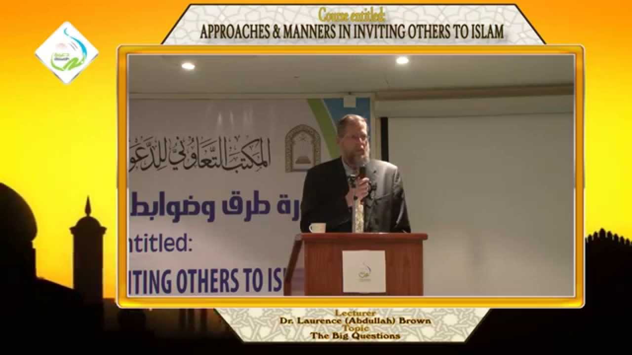 The Big Questions: Dr  Laurence Abdullah Brown