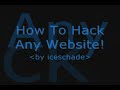 Hack Any Website!