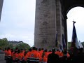 Hymne national à Arc de triomphe de l'Étoile