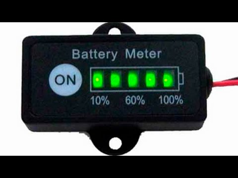 how to read a gauge on a battery charger