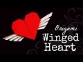 Origami winged heart instructions