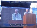 8 luglio 2008, Piazza Navona - Paolo Flores D'Arcais