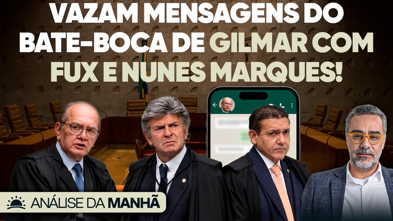 🚨 Nunes Marques Bloqueia Gilmar no Zap e Fux Manda Parar de Encher o Saco!