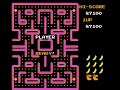 this version of ms. pac-man has many mazes. this is the 1st one.