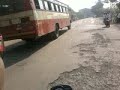 Chasing ST Bus in BARAMATI SOLAPUR HIGHWAY WITH FZ16