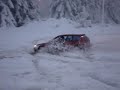 snow drifting cars sports fun honda civic