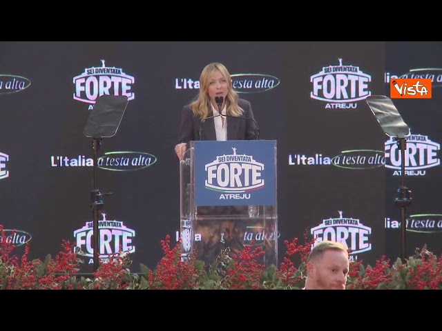 Meloni: Per i giochi di palazzo della sinistra Italia ha perso in 10 anni 265 miliardi con spread