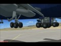 FSX - 747 Landing at Edward's Air Base in California