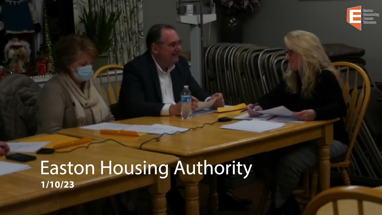 Easton Housing Authority 1/10/23