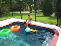 \"lil\" Micheas swimming w/ Daddyand Casidy