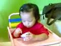 AMIRA EATING ICE-CREAM