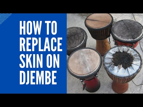 how to repair a djembe head