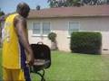 Shaq youtube stunt-Almost cut off his nuts.