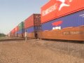 UP 4621 West with a stacktrain, and two new GenSet switchers UP 4621 West with a stacktrain, and two new GenSet switchers
