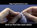 Knitting Abb's: psso, or Pass Slip Stitch Over - Left Handed