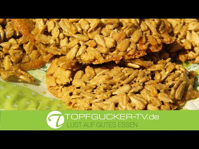 Sonnenblumenkern-Kekse | glutenfrei | laktosefrei | Rezeptempfehlung Topfgucker-TV