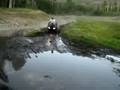 Jeff B stands close to Mudhole