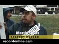 Factory workers at alleged sweatshop stage No Union rally