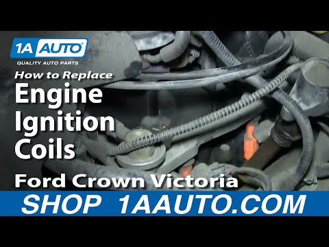 How To Install Replace Engine Ignition Coils 1998-2011 Ford Crown Victoria