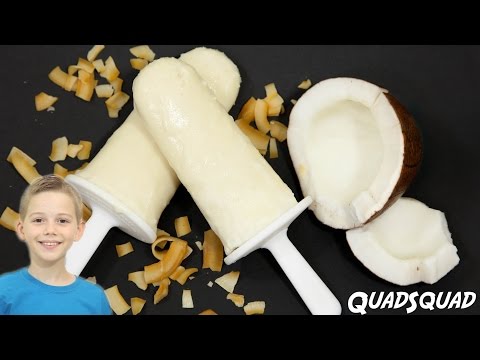 Coconut Cream Popsicle Recipe - Ice Lolly Summer Treat by QuadSquad