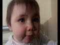 Wee Mairin talks to a doggie