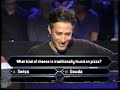 1/3 Jon Stewart on Millionaire (celeb ed.) 1/3 Jon Stewart on Millionaire (celeb ed.)