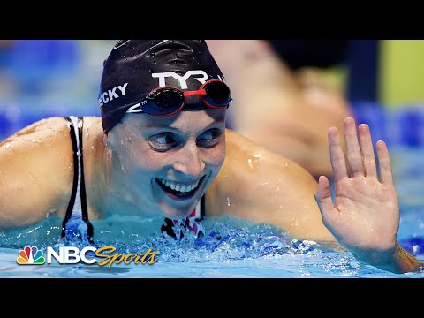 Katie Ledecky ends long day with convincing 200m free semifinal win | NBC Sports