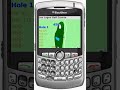 MTTGolf GPS Caddy on BlackBerry 8330 Part 1