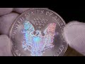 Click here to watch this video 2004 Silver American Eagle Colorized