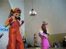 parte de la obrita que se presentó en la celebración de Pentecostés de Palermo