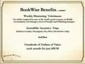 Bookwise Compensation Plan - Multiple Streams of Income