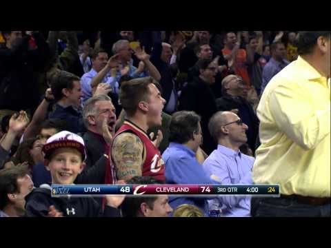 crowd - The Cavs had some fun in the 3rd quarter with these two plays; showing off their crazy athleticism and working together. About the NBA: The NBA is the premier professional basketball league...