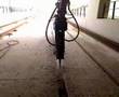 tramrails dieper maken met hitachi ex60 lc3