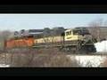 East Bound BNSF NSP Coal Train on Wayzata Sub 1-26-08