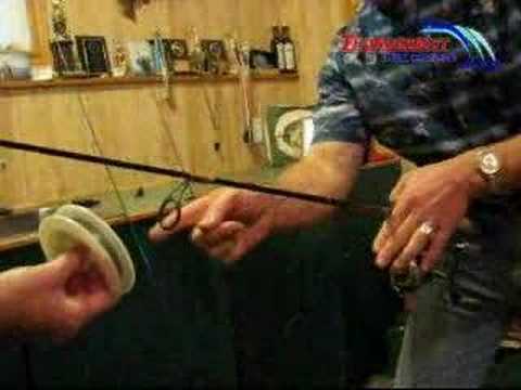 how to attach fishing line to a spinning reel