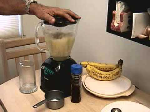 Para saciar la sed y el hambre: un delicioso batido de plátano