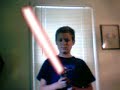 my brother with an indymogul style lightsaber!!!!! my brother with an indymogul style lightsaber!!!!!