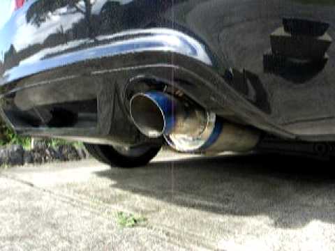 J's racing - stainless steel exhaust system 50R for JDM Honda Civic FD1 R18A engine.