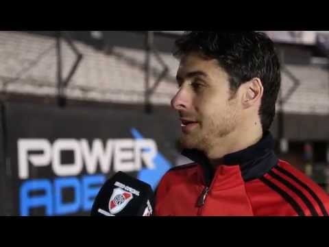 Pablo Aimar, tras su vuelta al Monumental: 