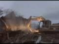 HSE after Lanser towing pulls the machine straight