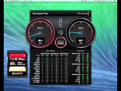 how to know sd card speed