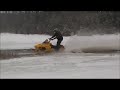 2 MXZ 600s Foolin Around Water Skipin and Wheelies